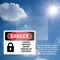 Signmission Lockout Switches Before Working On Equipment Danger Sign, Vinyl Decal, 14in W x 10in L, 2PK OS-2PACK-DS-D-1014-L-1435 - alternate 4